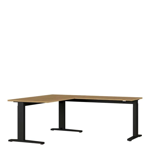 193x67x160 Winkelschreibtisch Mit C-Fußgestell – Ovgunia 1