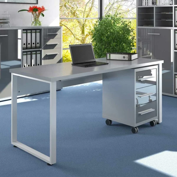 Büro Schreibtisch & Rollcontainer Set – Tederana 1