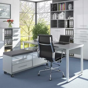 Bürotisch & Großer Rollcontainer Modern – Tederana (zweiteilig) 10