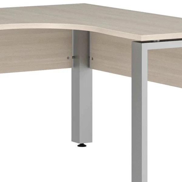 Schreibtisch Ecklösung In Holz White Wash – Sojette 5