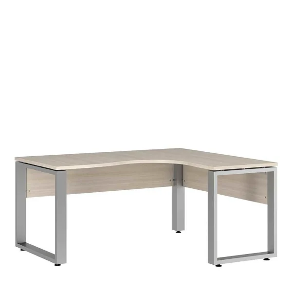 Schreibtisch Ecklösung In Holz White Wash – Sojette 1